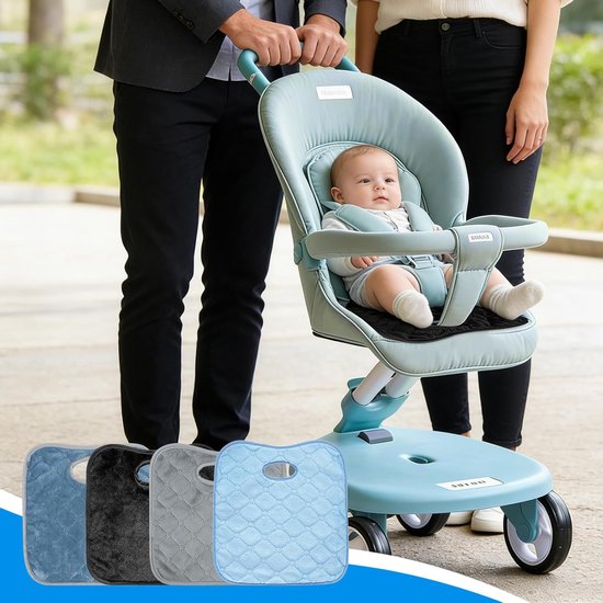 Kinderzitje kussen - 4 stuks - waterdicht - Autostoelhoes voor kinderen - Pee-Pee Pad - Zindelijkheidstraining - Incontinentie onderlegger - voor zindelijkheidstraining - 32x30CM — afbeelding 2