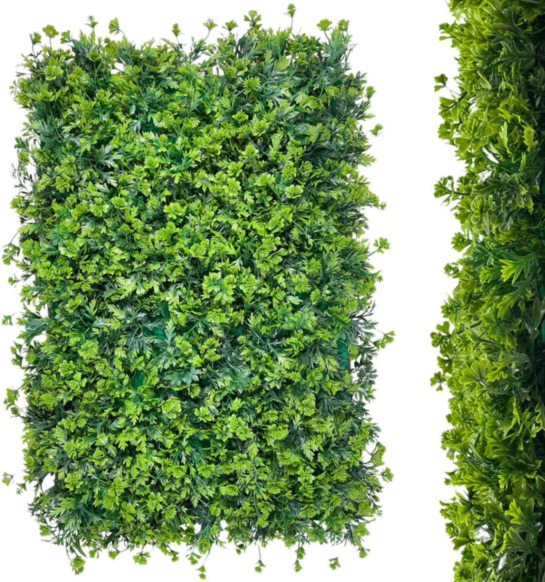 Inspiruj - Kunstplantenpaneel - Sedum en Huislook - Decoratieve Wand