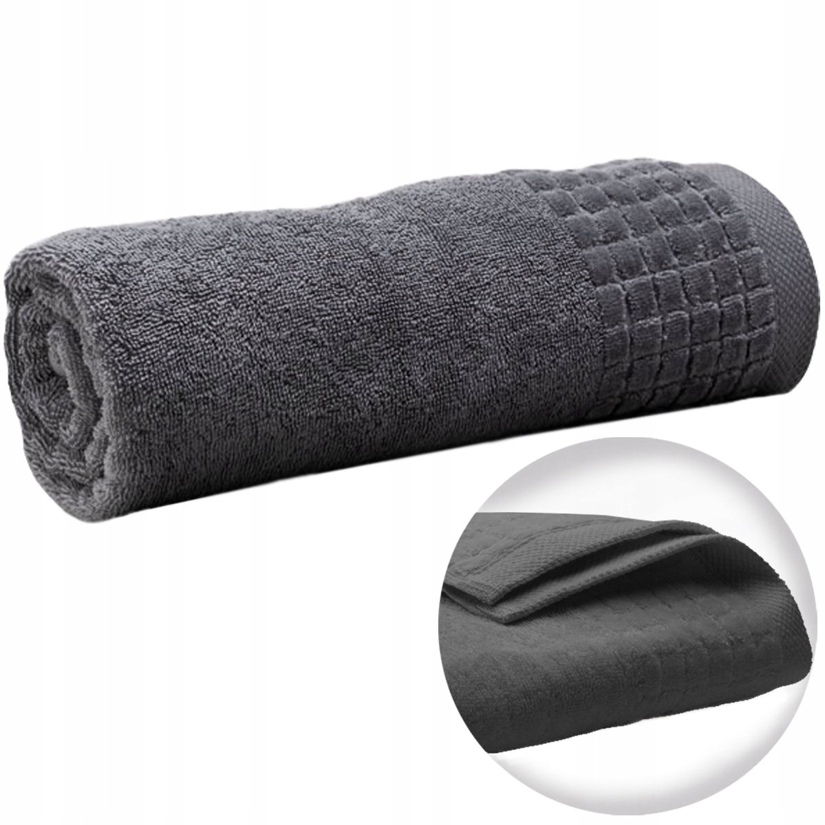 DrBED - Badhanddoek - 70x140 cm - Gris - Zacht en Absorberend