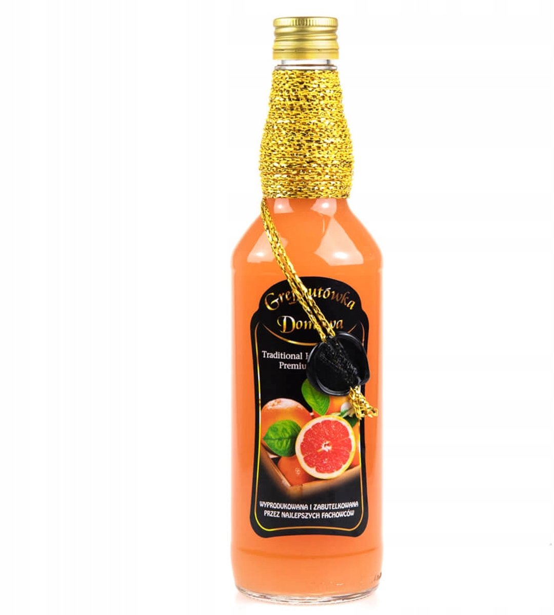 Bimberek - Decoratieve Monopoolfles - 500ml - Grapefruit Wodka - Sterk Glas