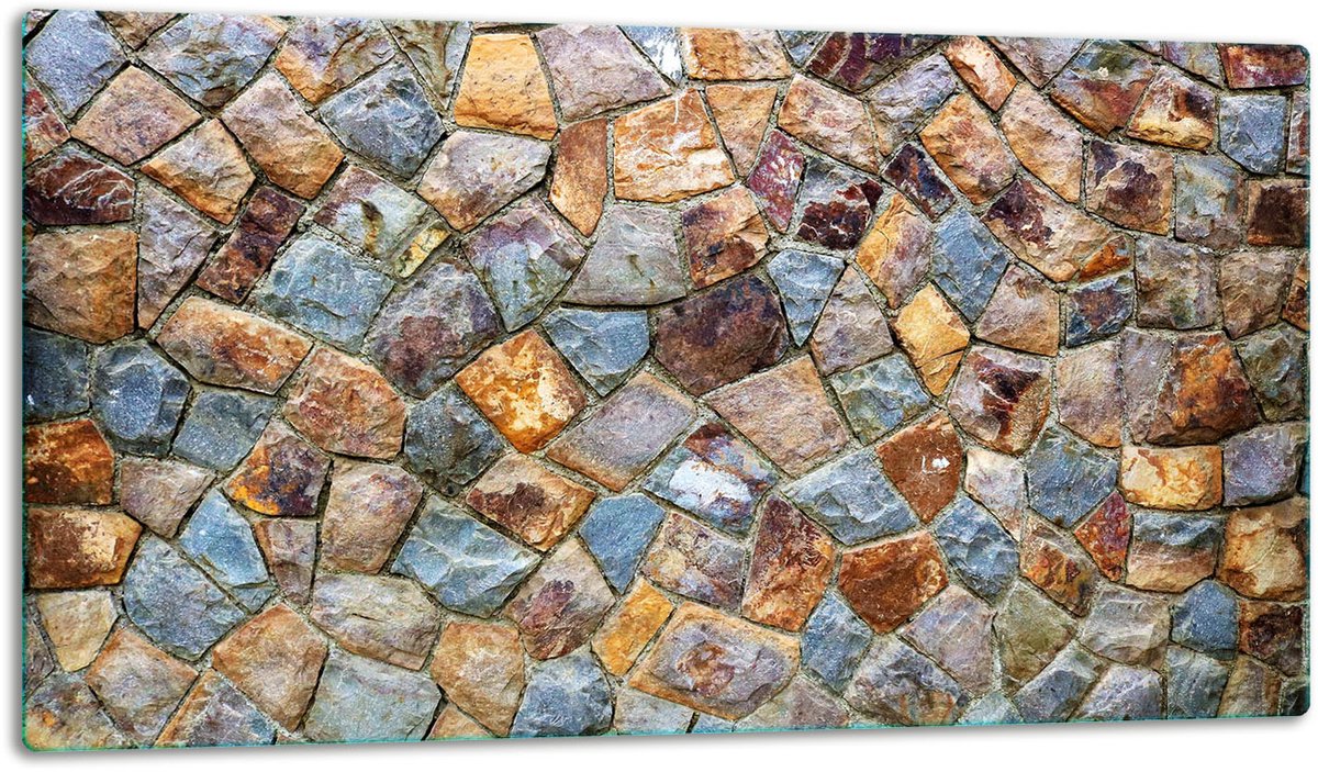 TMK ArtDeko - Snijplank Glas - 52x30cm - Veelkleurig - Inductie Geschikt