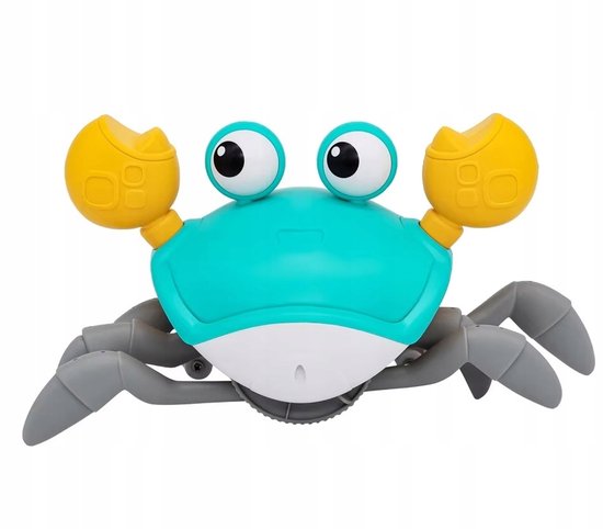 Kruipende en Dansende Krab - Muzikaal Interactief Speelgoed - Sensorisch Baby Speelgoed - Educatief & Oplaadbaar - Groen van IKONKA — afbeelding 3