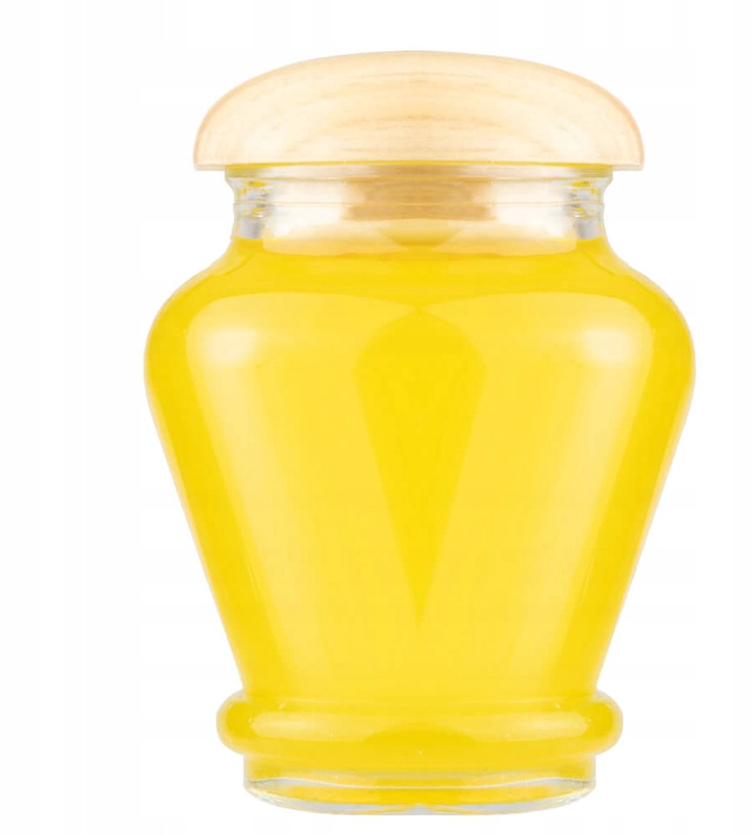 Merkloos - Glazen Kruidensloep - 160ml - Houten Deksel