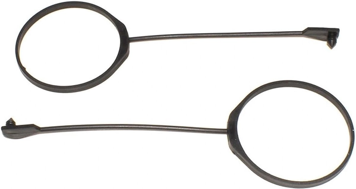 Set van 2 Tankdeksel Lanyards, Brandstoftank Deksel Bevestigingsriemen, Vervangingsaccessoires voor Auto Brandstoftank