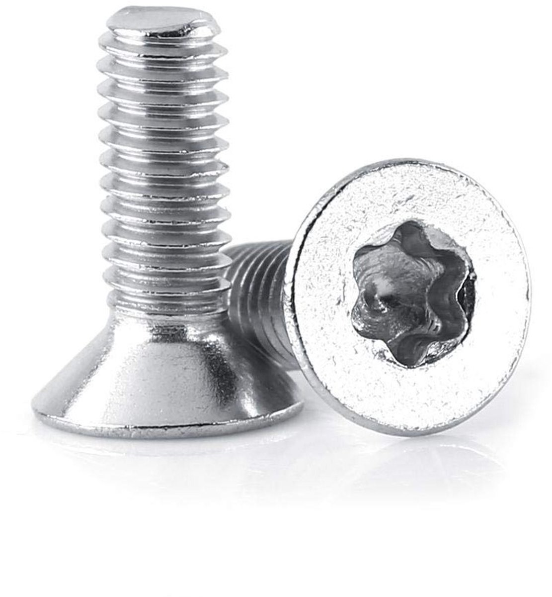 M4 Torx/Star Drive Platte Hoofdschroeven van 304 RVS voor Hout, 50 Stuks, 16mm Lengte, Duurzaam en Roestvrij