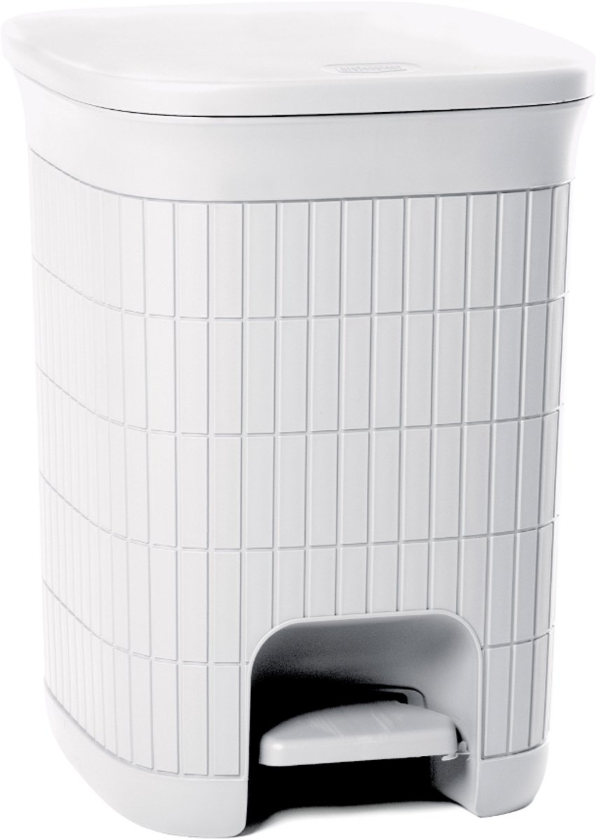 Pedaalemmer 'Domus' - 20 liter - Wit – Gerecycled kunststof