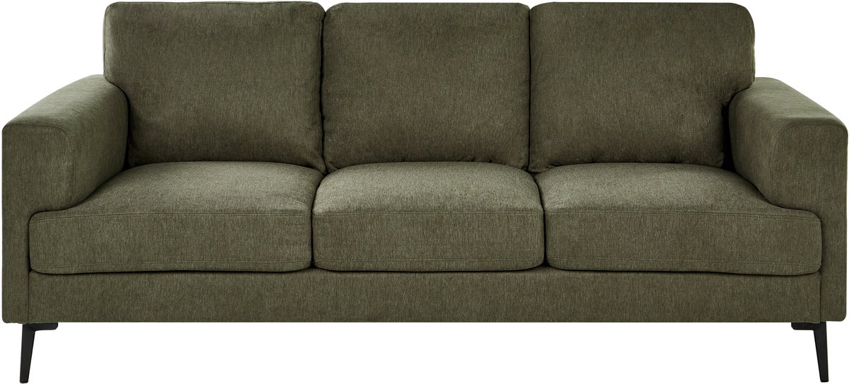 LOUSTO - Driezitsbank - Groen - Polyester