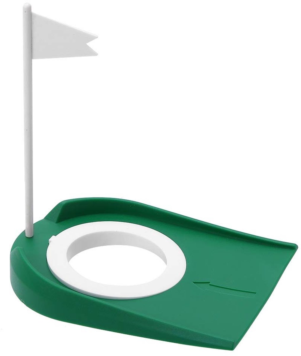 Store_9 - Golf Putting Cup - Indoor en Outdoor Golfaccessoire - Verstelbare Putting Cup - Groen - Oefenhulpmiddel - Geschikt voor Thuis en Kantoor