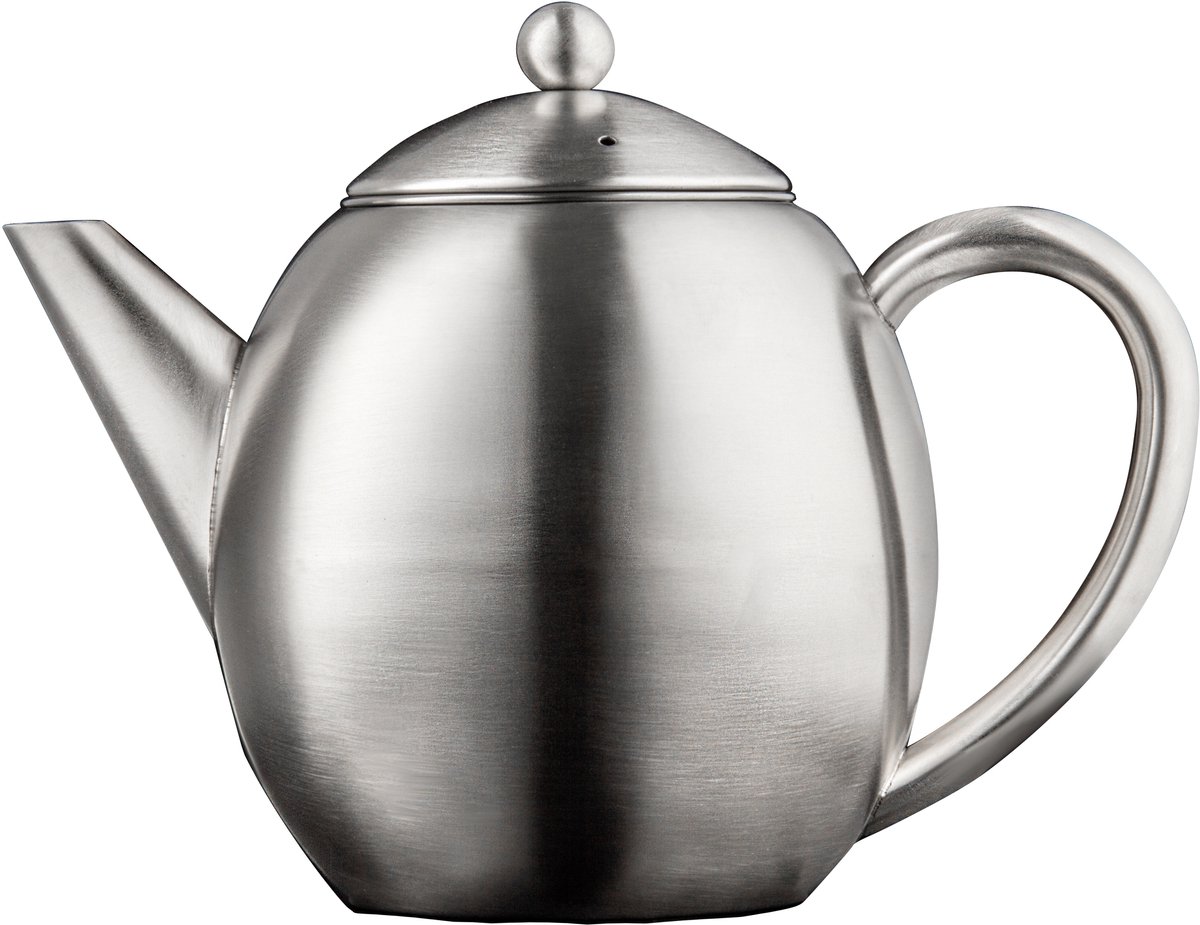 Leopold Vienna - Theepot London dubbelwandig 1,2L RVS Mat