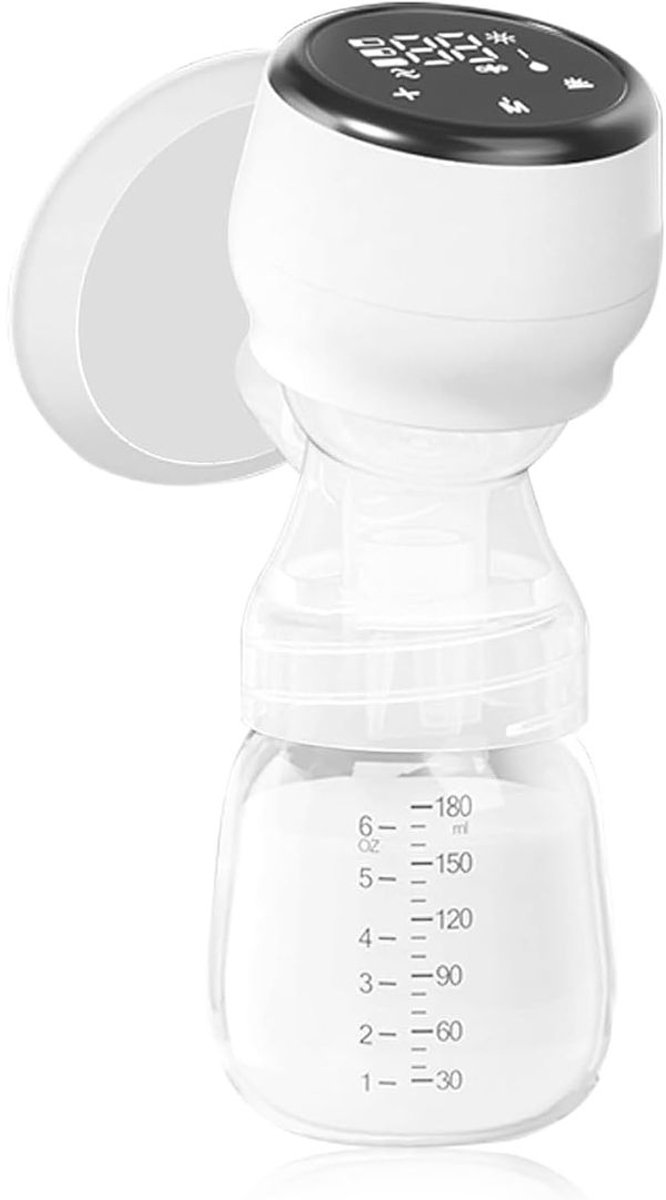 DnA® Borstkolf - Handsfree Borstkolf - Elektrische Borstkolf - Handkolf - Draadloze Borstkolf - Wit - 20cm x 14cm x 9cm