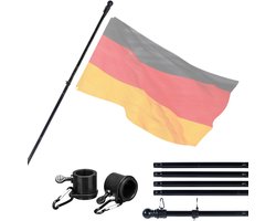 Vlaggenmast - Vlaggenstok voor aan Huis - Vlaggenmasthouder