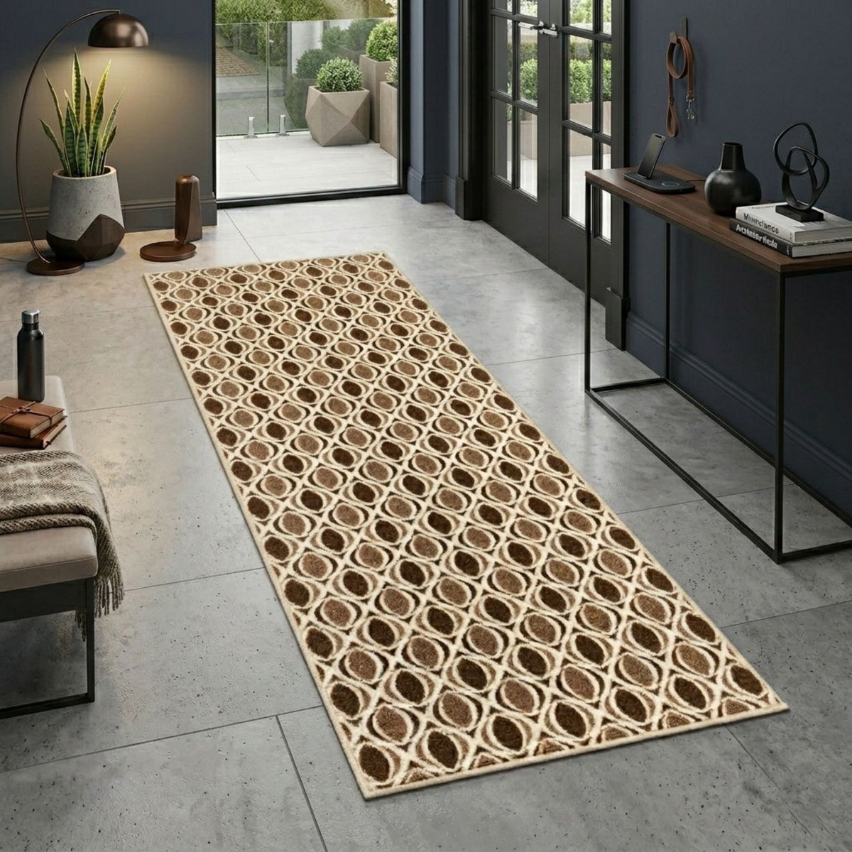 FLOORDIREKT Tapijtloper - Vloerkleed - Cork - Keukenloper - 80 x 250 cm