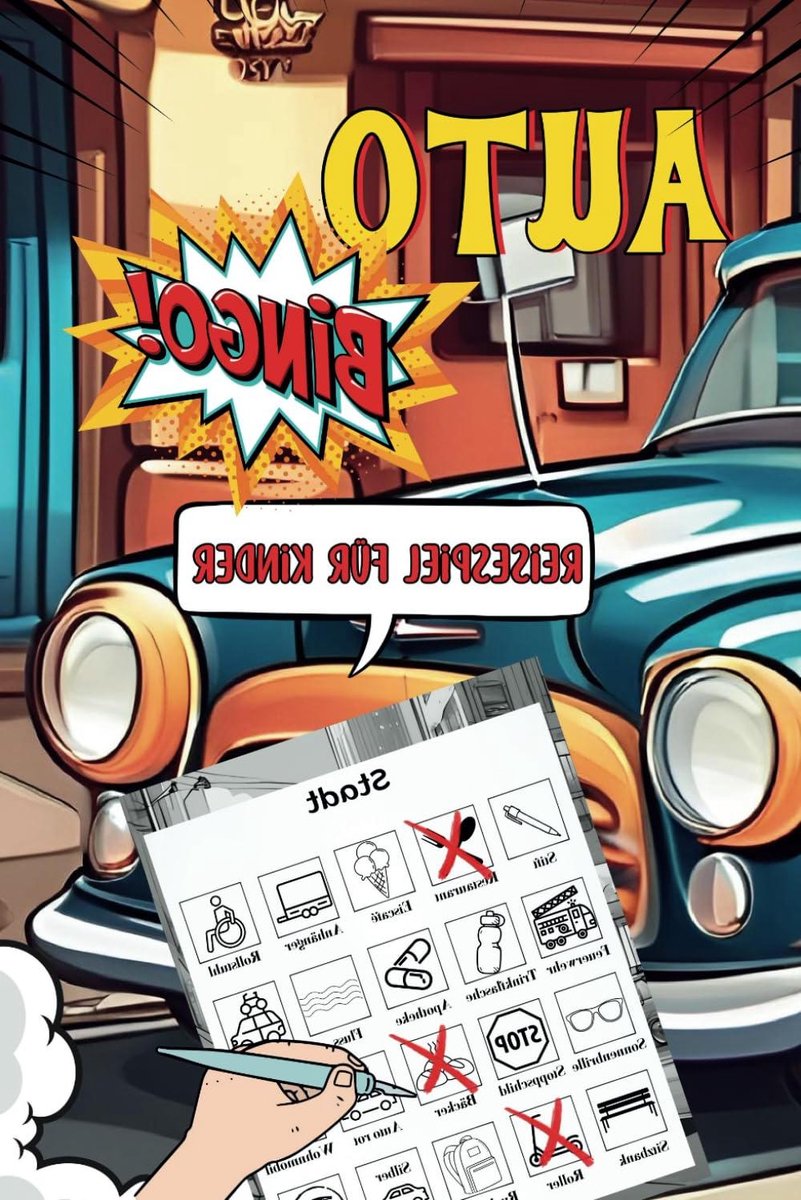 Auto Bingo - Reisespel Kinder - Reisplezier - Verschillende Thema's - 6x9 Inch - Niet gespecificeerd