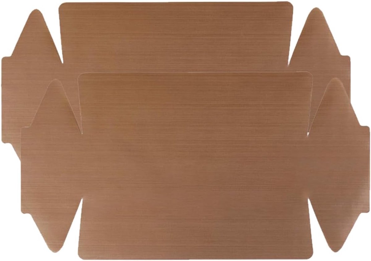 Pack of 2 Herbruikbaar Bakpapier - Duurzame Bakfilm - Bakvorm voor Brood - Premium Bakpapier - Hittebestendig - Antiaanbakcoating - Permanente Bakmat voor Oven - Bakfolie voor Springvorm