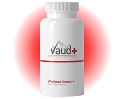 Vaud Workout Boost Tabletten - Pre Workout Supplement met 250mg Pure en Watervrije Cafeïne (Anhydraat) - Voor Directe Focus, Scherpte en Alertheid Tijdens Sport en Fysieke Inspanning - Betrouwbaar Alternatief voor Cafeïne Pillen of Shots - Vegan