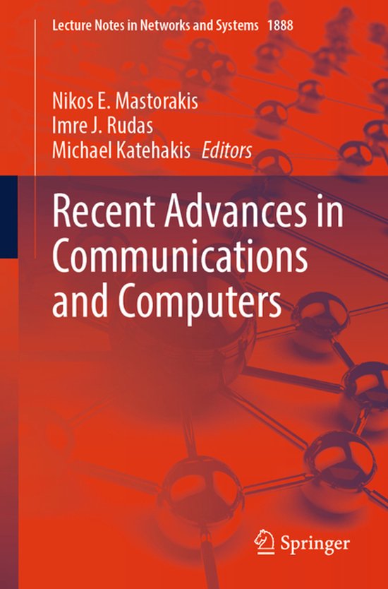 Lecture Notes in Networks and Systems1888- Recent Advances i ... - cover