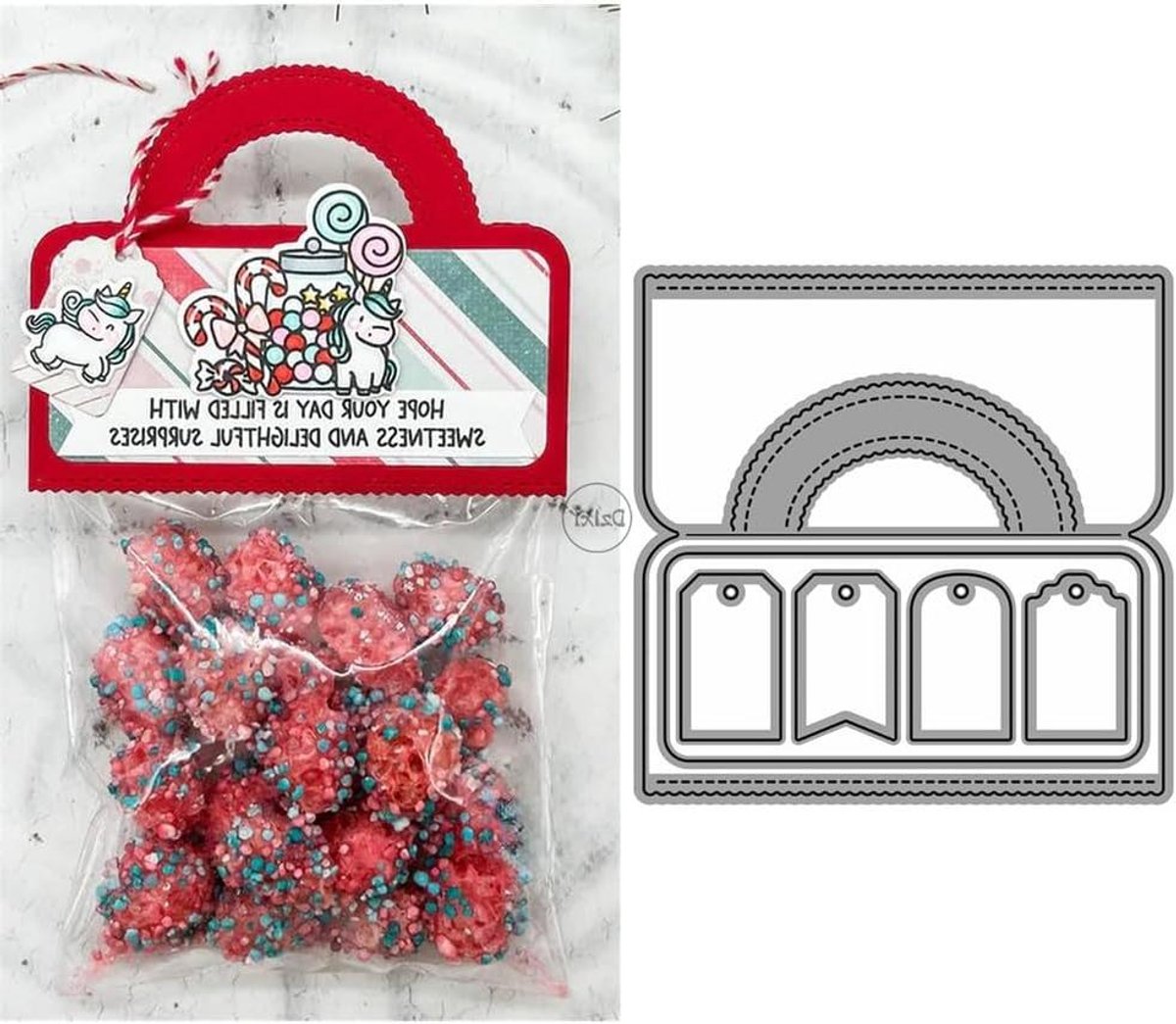 Snijmal Set - Papier Snijmal - Kaarten Maken - Koolstofstaal - 0.01 inches - Zilver