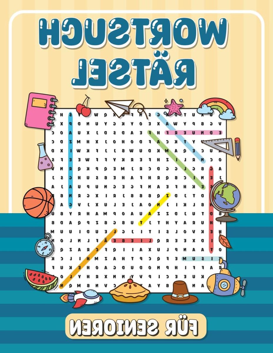 Woordzoekpuzzels Senioren - Puzzelboek Grote Letter - Geestelijke Fitness - Extra Grote Letter - 28 cm x 22 cm
