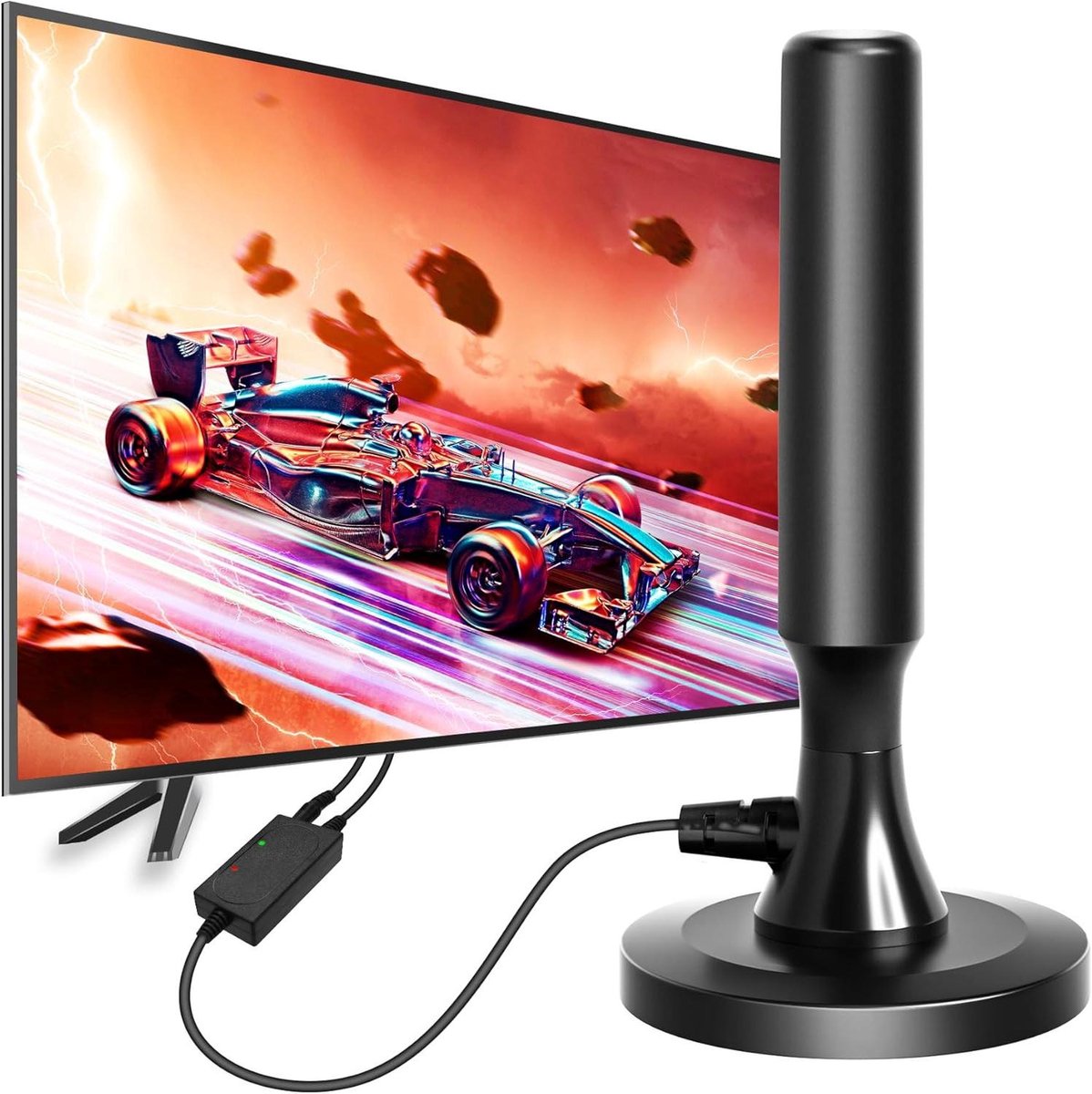 Digitale TV Antenne - Binnen Antenne HDTV - Kanalen Ontvangen - Vlak Comité Ontwerp