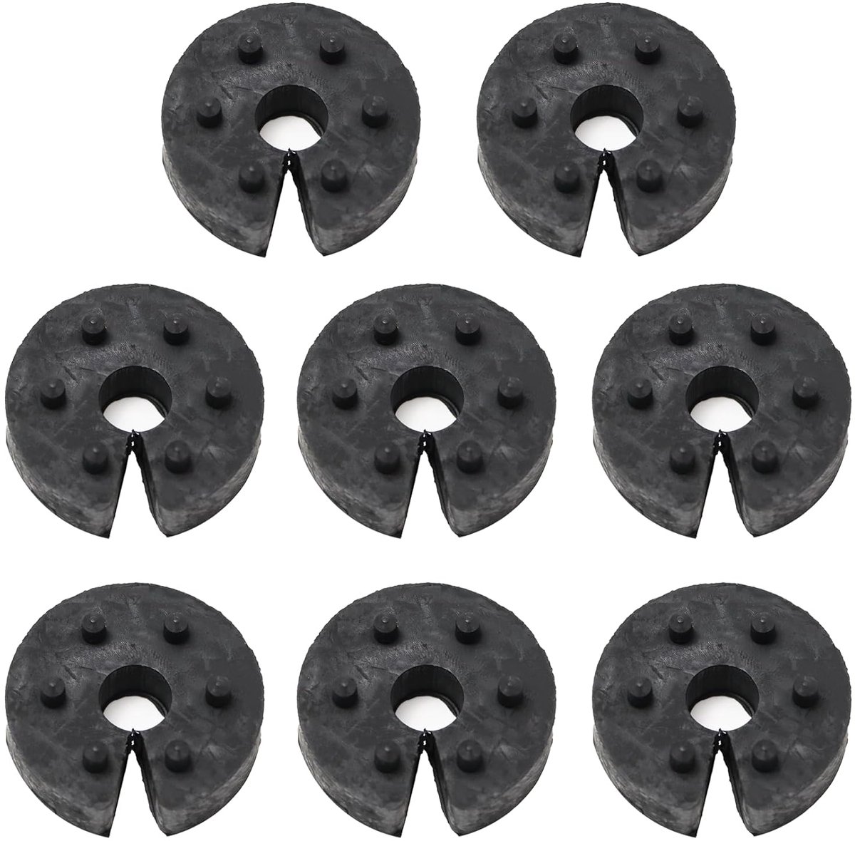 8pcs 13mm Universele Car Spring Travel Limiter - Duurzame Rubber Spring Travel Limiter voor Auto - Fabrieksherstel