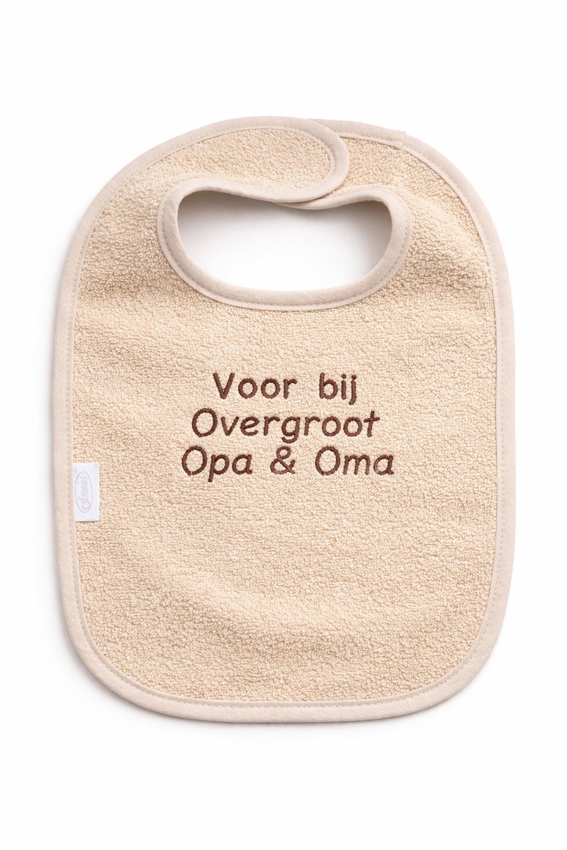 Slab zwangerschapsaankondiging – voor overgroot opa en oma – Baby slab aankondiging zwangerschap – Cadeau voor overgroot opa en oma – slab - 100% katoen - baby aankondiging - originele zwangerschaps reveal
