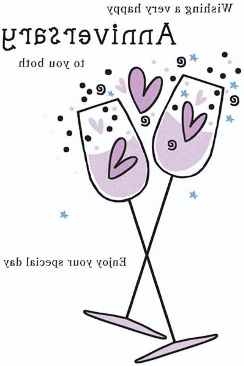 Wenskaart Verjaardag - Anniversary Card - Verjaardag Vieren - Ontworpen in VK - 7 x 5 inch - Niet gespecificeerd