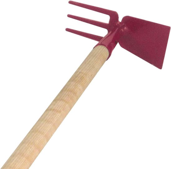 Kinderschoffel - Tuinschopje Kinderen - Tuinieren met Kinderen - Lichtgewicht en Sterk - 78 cm - Rood — afbeelding 4