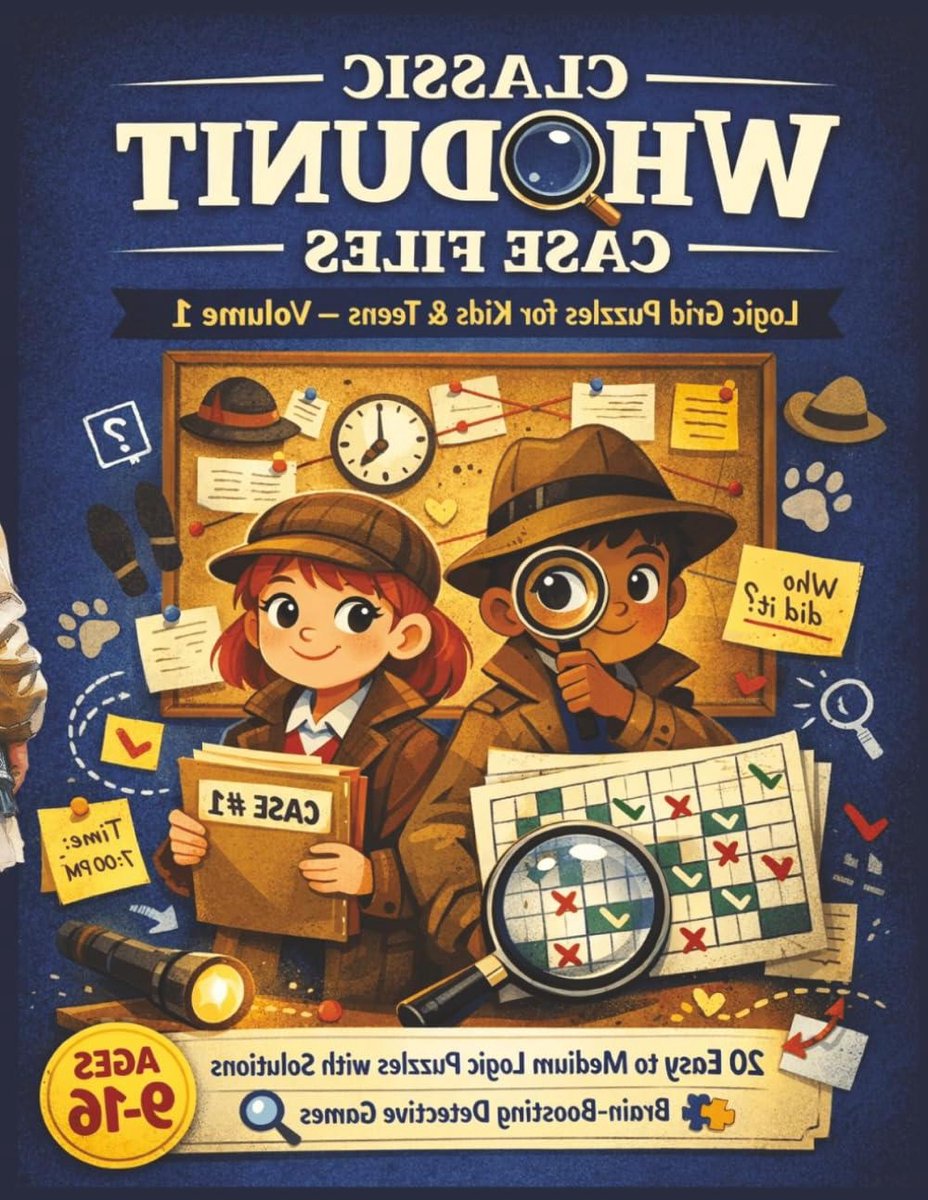 Logica Puzzel Boek - Detective Spel Breinbreker - Logisch Denken Trainen - Klassieke Whodunit Mysteries - 21.59 x 27.94 cm