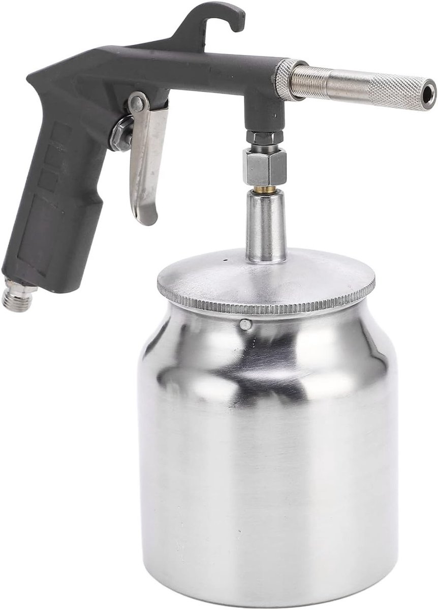 Handheld zandstraalmachine met hoge druk, 10.0 Bar, voor olie- en watergedragen materialen, inclusief spuitpistool en accessoires