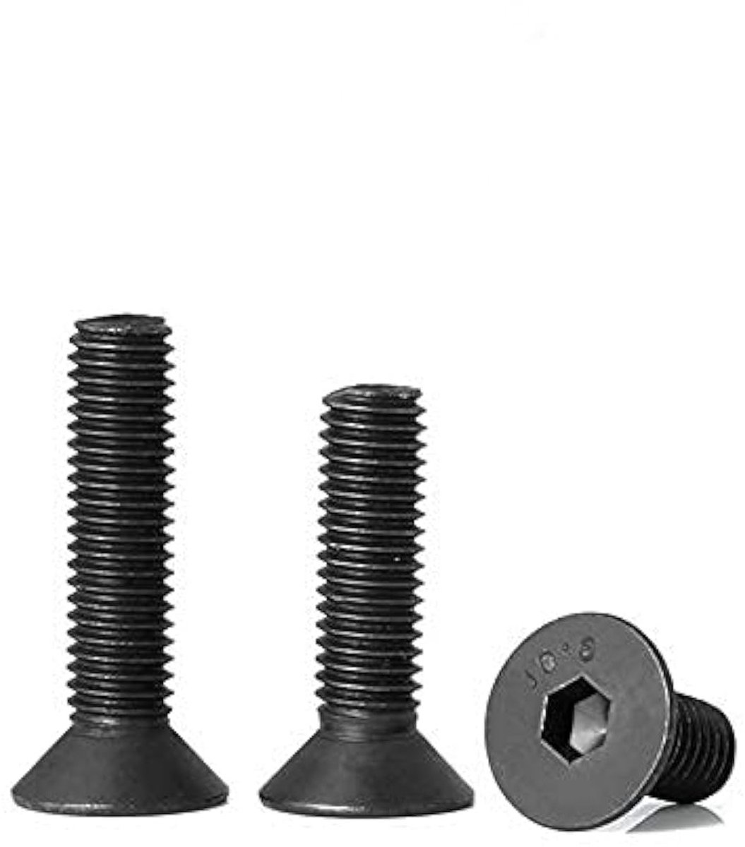 Set van 5 verzonken schroeven, zeskantige platte kop, M5*12mm, voor stevige bevestiging en montage