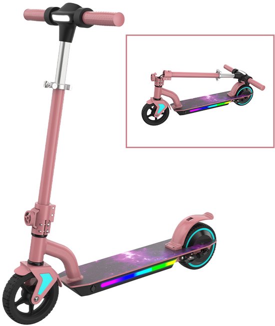 Elektrische kinderstep L1 Pro roze ...