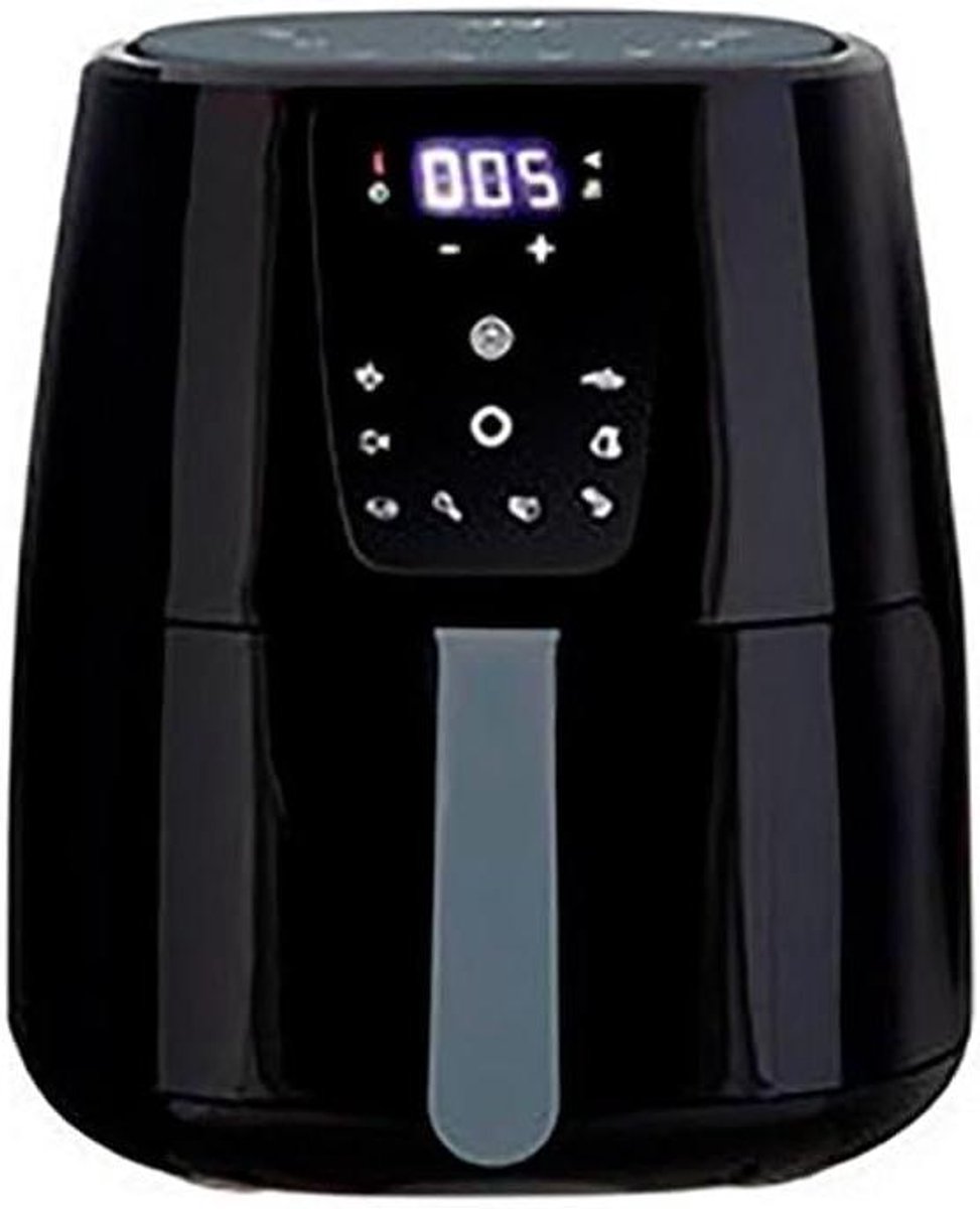 Airfryer - Friteuse zonder olie - Gezond Frituren - Snel en krokant - 5 liter - Zwart