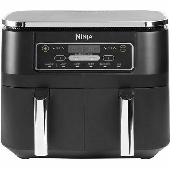 Ninja Dubbele Airfryer XXL - 7.6 Liter - 2020 Model - Dual Zone Technologie - AF300EU