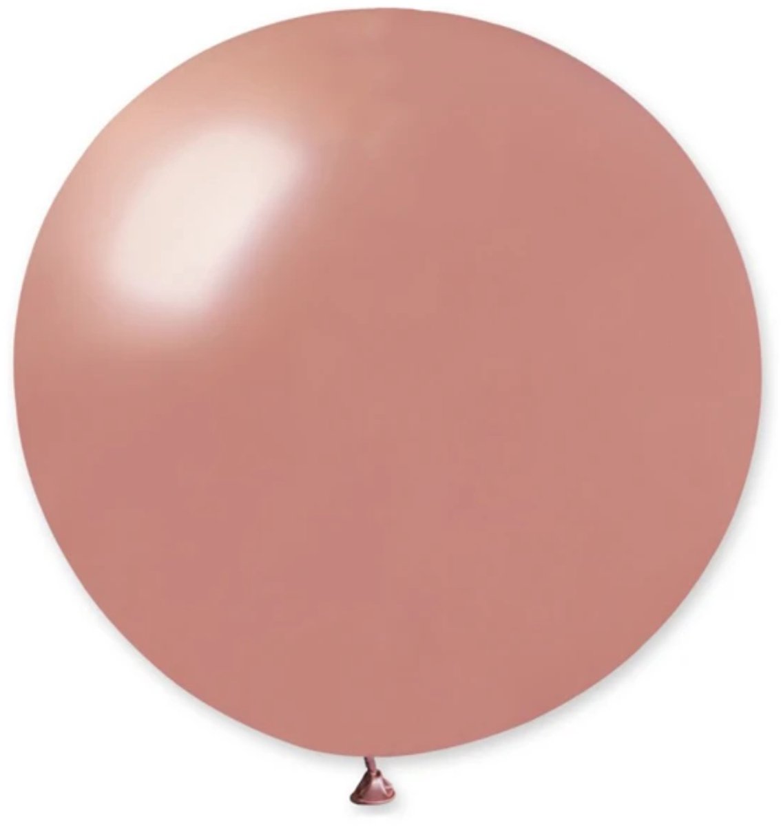 Topballon Latex - Metallic Rosé Goud - 80 cm