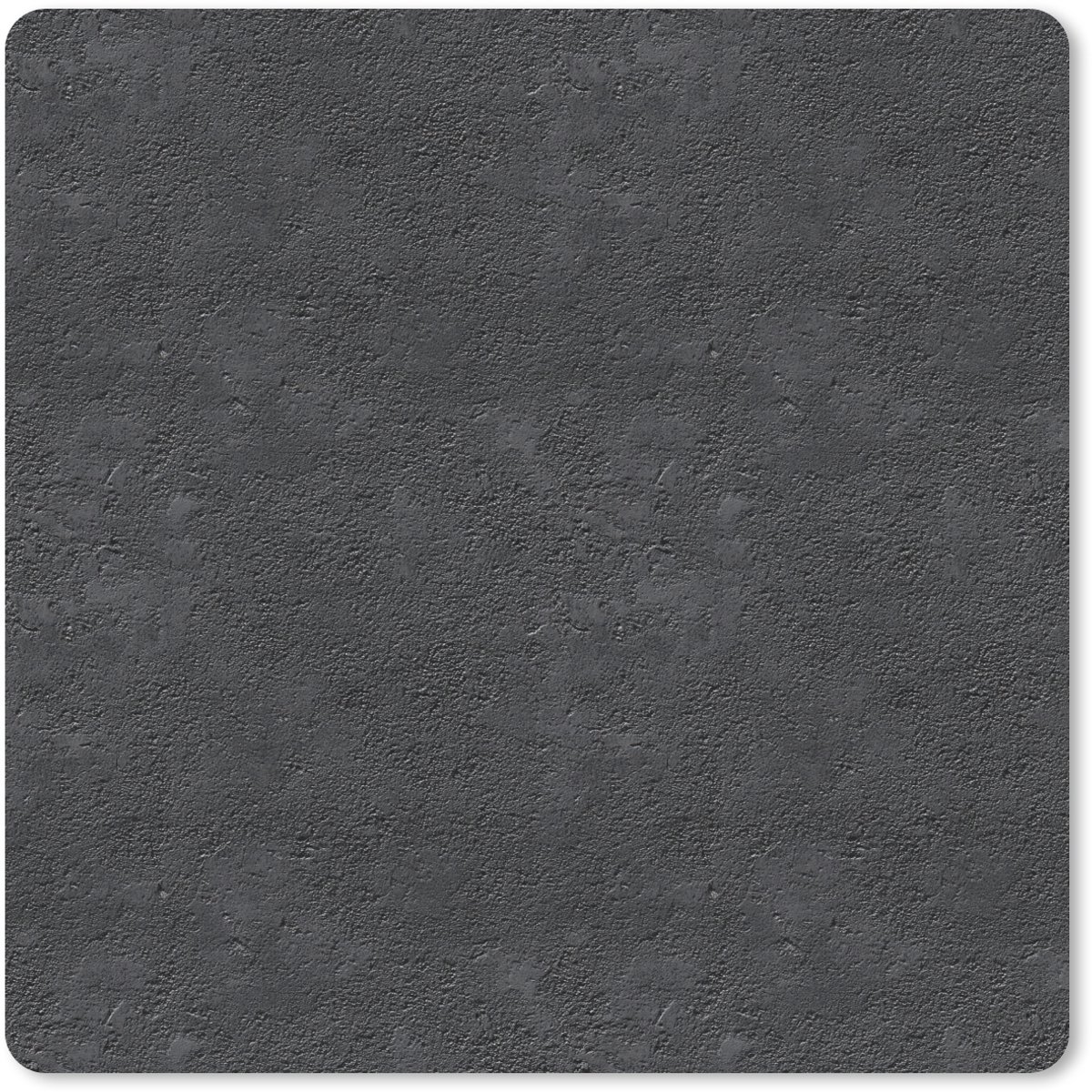 Muismat 20x20 cm - Mousepad Donkergrijs - Asfaltstructuur - Ruw - Muismatten