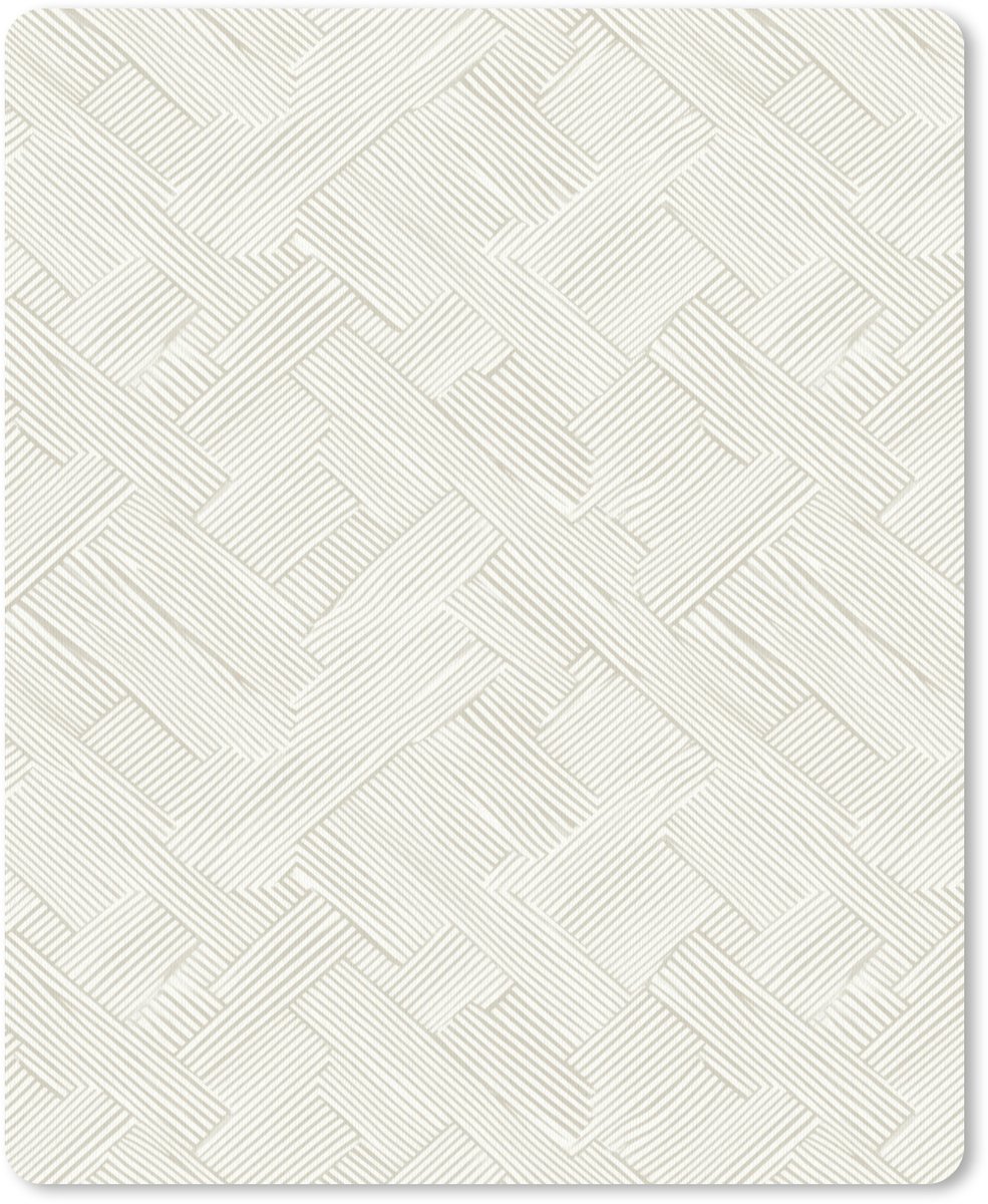 Muismat 12x16 cm - Mousepad Textuur - Abstract - Beige - Muismatten