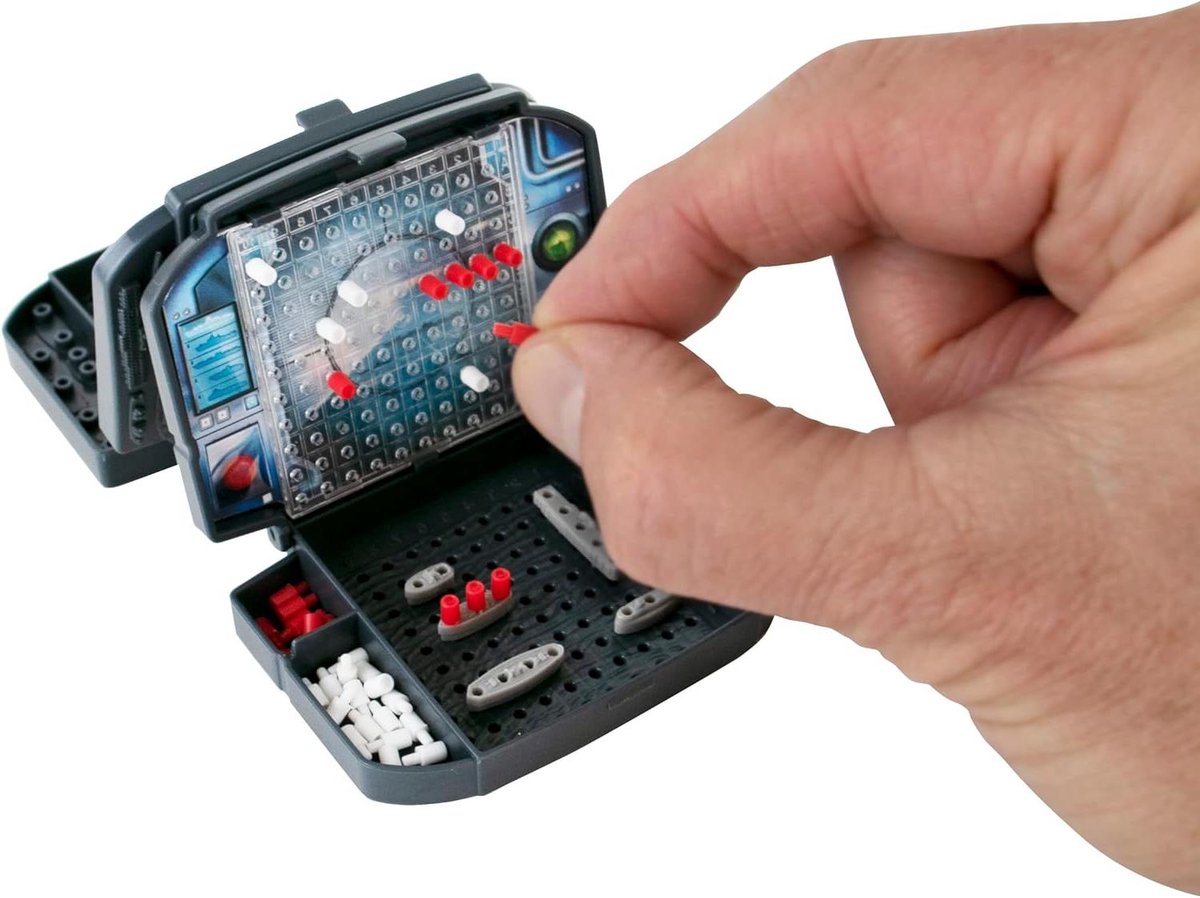 Miniatuur Zeeslag Spel - Reis Spel Pocket Spel - Strategie Spel Spelen - Speelbaar Klein Formaat