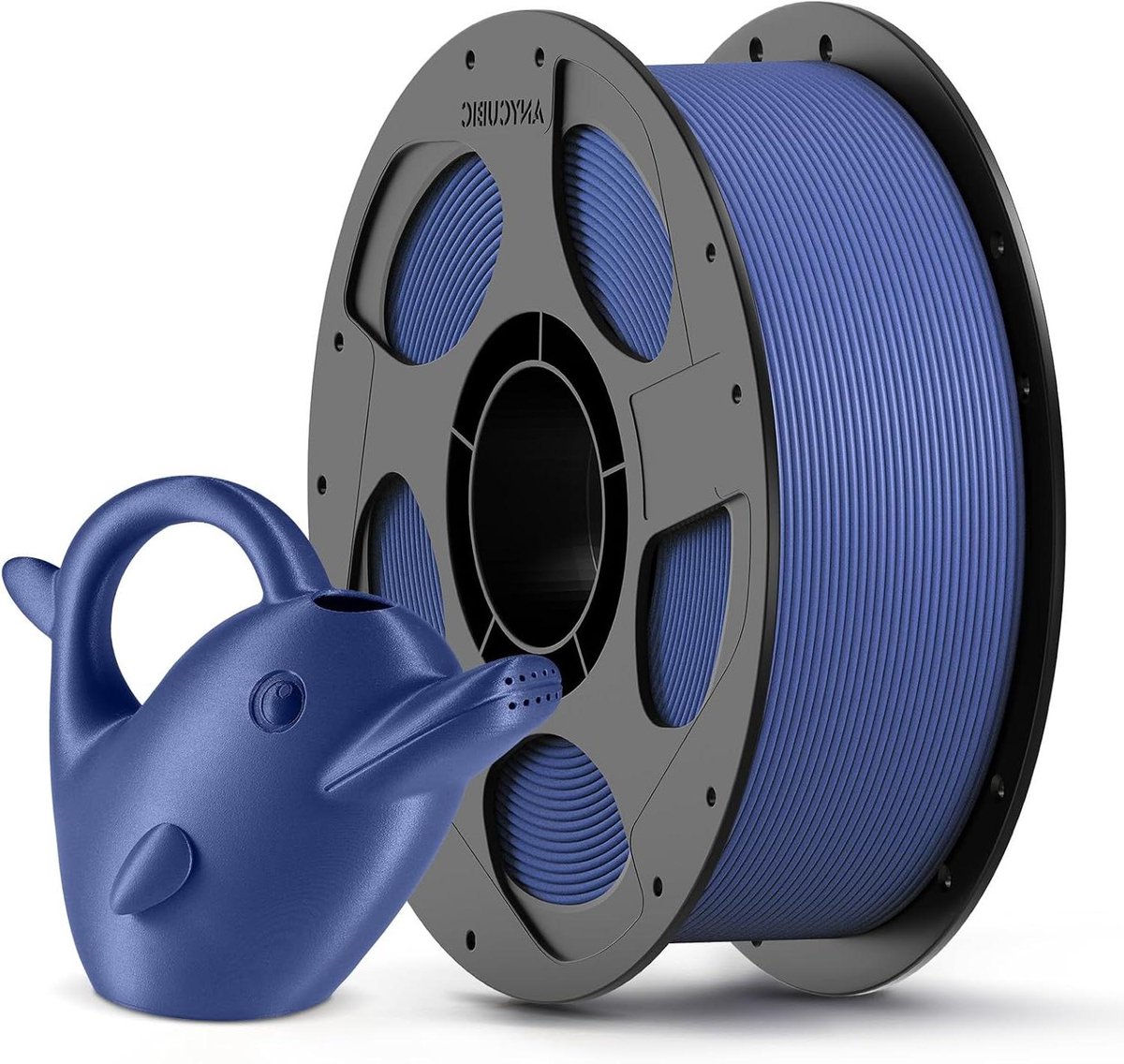 PLA-CF Filament - Carbonvezel PLA - 3D Printen - Matte Carbon Look - 1 kg - Cowboy Blauw
