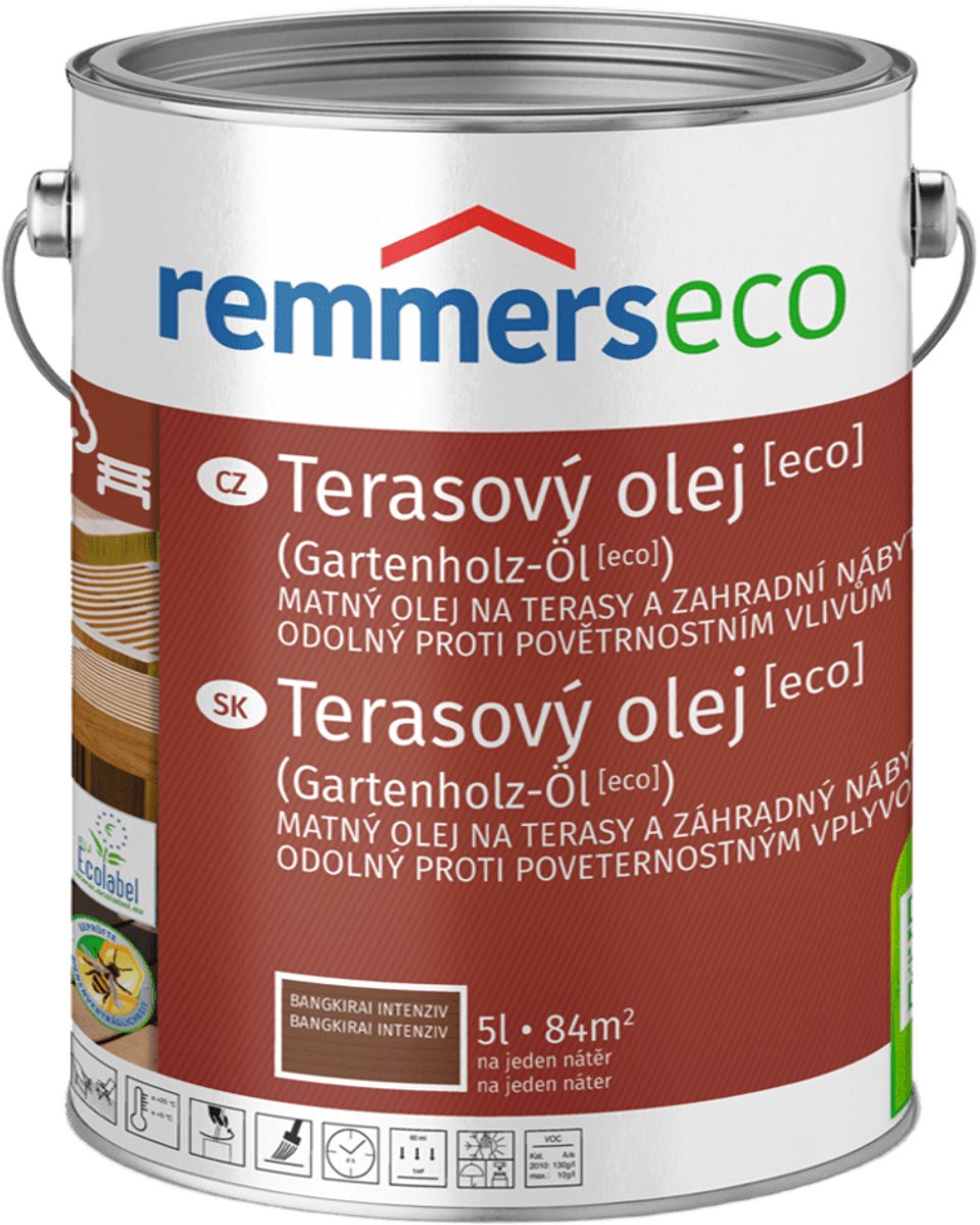 Remmers - Terrasolie ECO 0,75 l, grafietgrijs