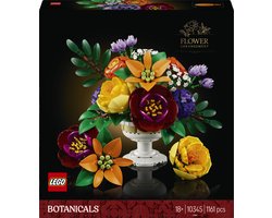 LEGO® Botanicals Bloemstuk, decoratie voor in huis, bouwset voor volwassenen - 10345