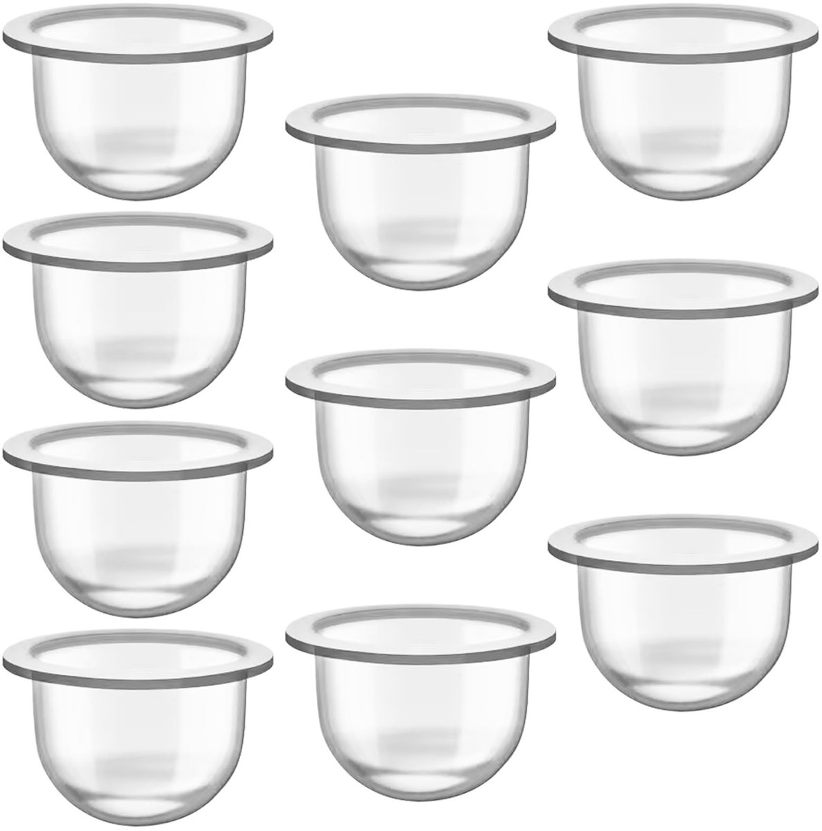 Golden crown - Primer carburateurpomp - 10 stuks - Accessoires voor tuingereedschap - Transparant - Olieblaas - Geschikt voor grasmaaiers en kettingza
