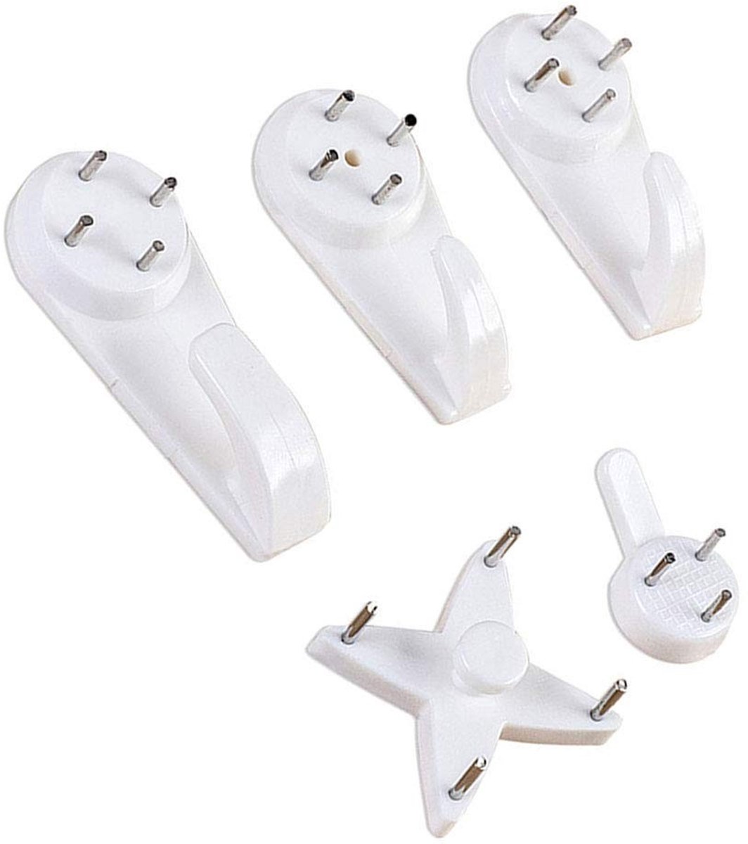 VT Goods - Non-Trace Hangende Haak - Heavy Duty Hanger - Wit - Foto Opknoping - Ideaal voo