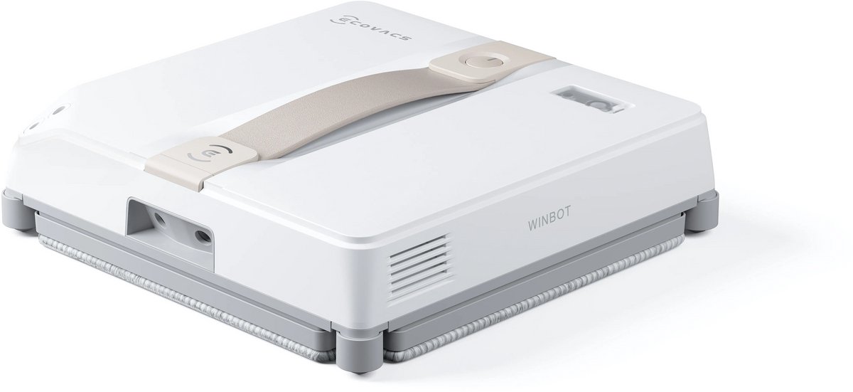 Ecovacs Winbot Mini Robot Ramenwasser - Robot Ramenreiniger - Ruitenreiniger - 9 ‑Traps Veiligheidssysteem - Dubbele Sproeiers Met Ultrasone Verneveling - Intelligente Routeplanning - 3 Reinigingsmodi - Beige - Voor Ramen, Spiegels, Glazen Deuren thumbnail 3