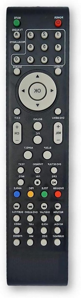 Afstandsbediening Televisie - TV Afstandsbediening - TV Bediening - Infrarood Connectiviteit - 10 Meter - Zwart