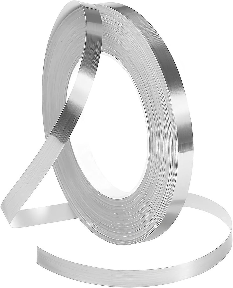 Flexibele Zelfklevende Mouldings voor Kachel, Wastafel, Toilet en Tegelrand - 50 Meter Zilverkleurig voor Muur, Plafond en Plinten