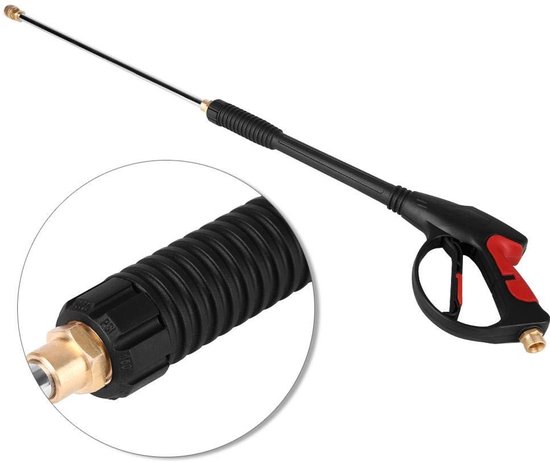 Allecto Hogedrukreiniger Spuitpistool Pressure Cleaner Gun 4000 PSI 1/2 inch Met 5 Nozzles Ideaal voor Tuin en Auto Comfortabele van Merkloos	 — afbeelding 2