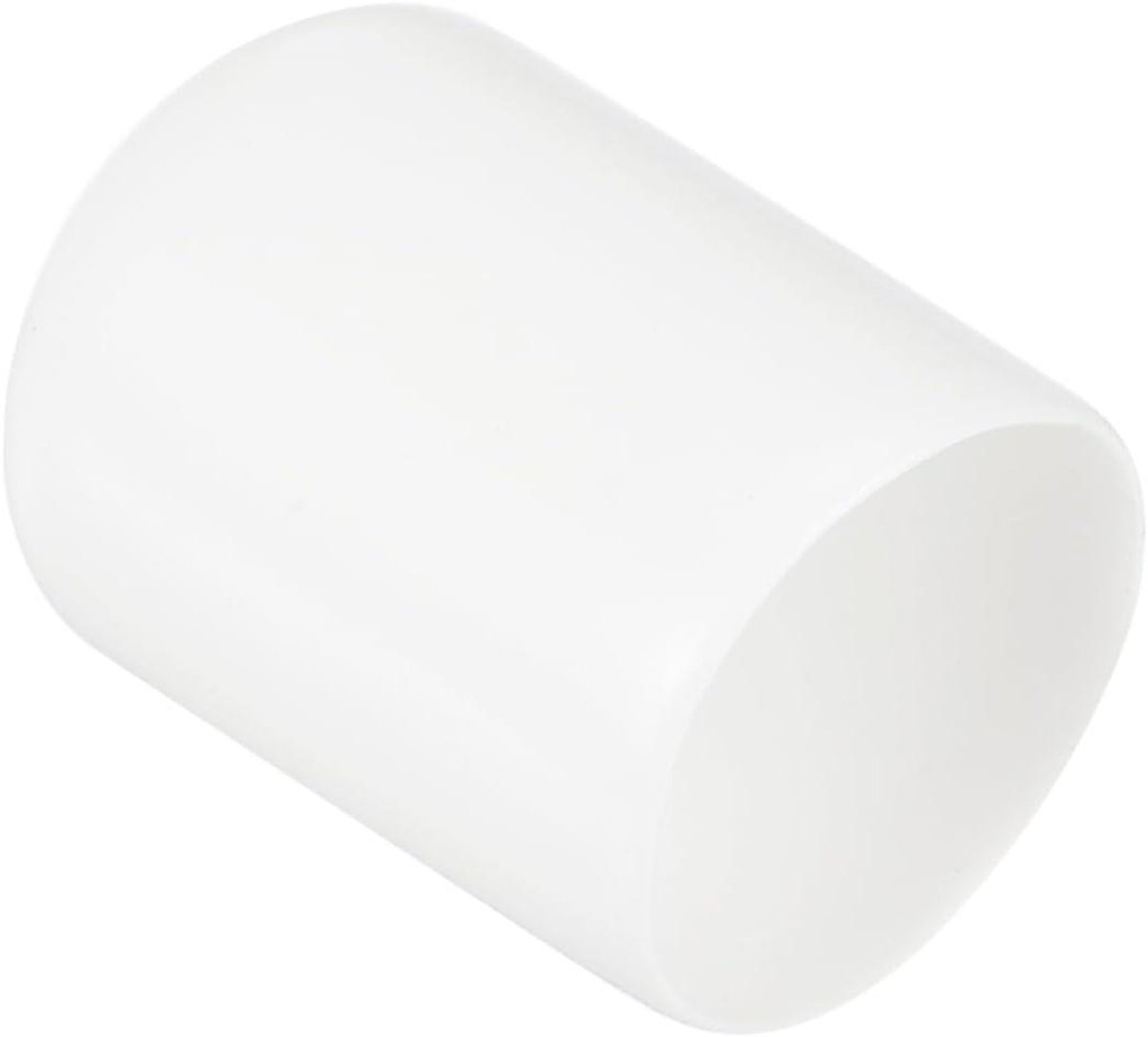 Rubberen Eindkappen - Dopjes Beschermkappen - Meubels Beschermen - Zacht Elastisch Materiaal - 15.5 mm Binnendiameter - Wit