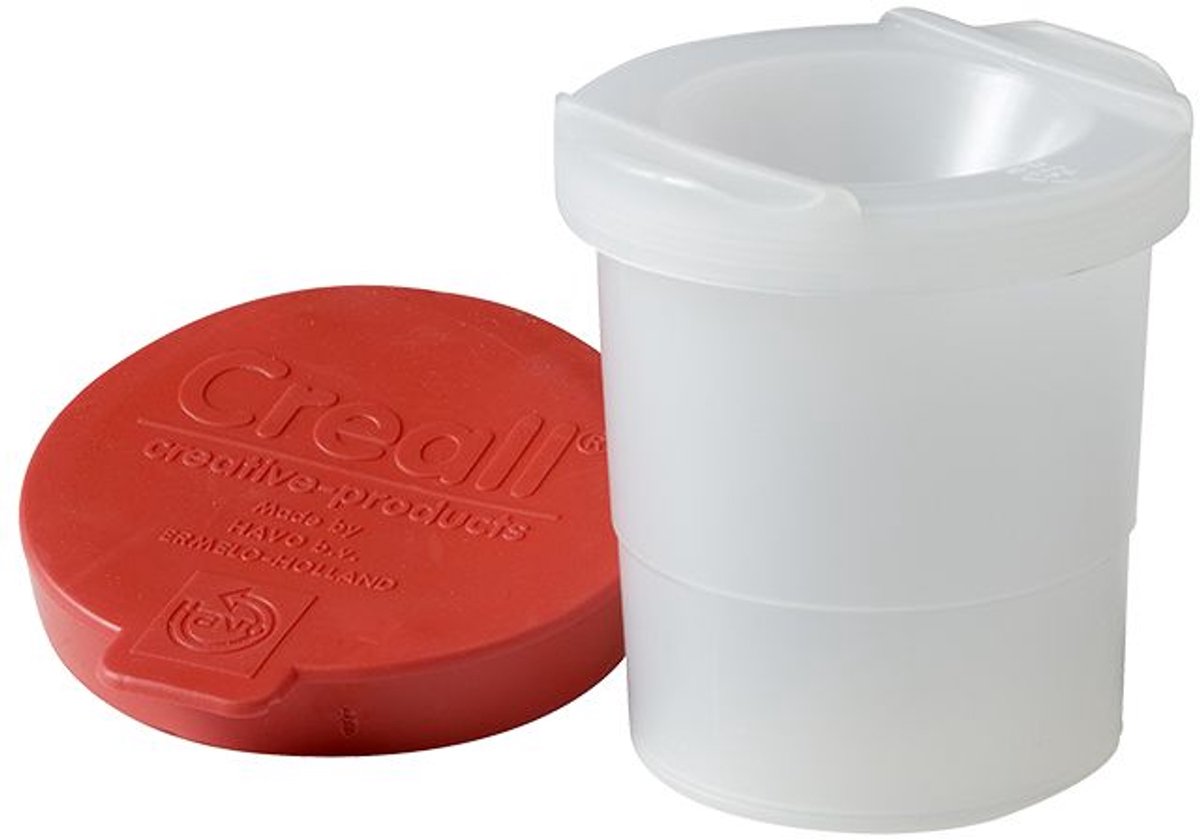 Creall anti knoei verfpot - 320ml kunststof verfpot voor kinderen.