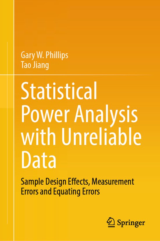 Statistical Power Analysis with Unreliable Data - cover