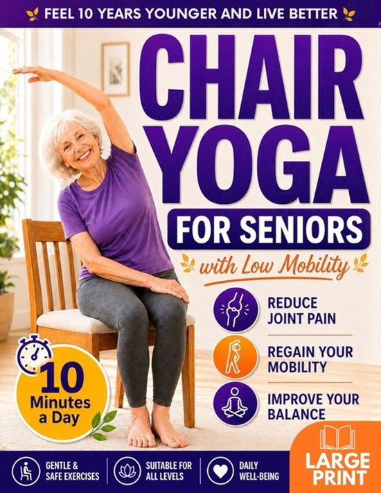 Chair Yoga for Seniors with Low Mobility - cover